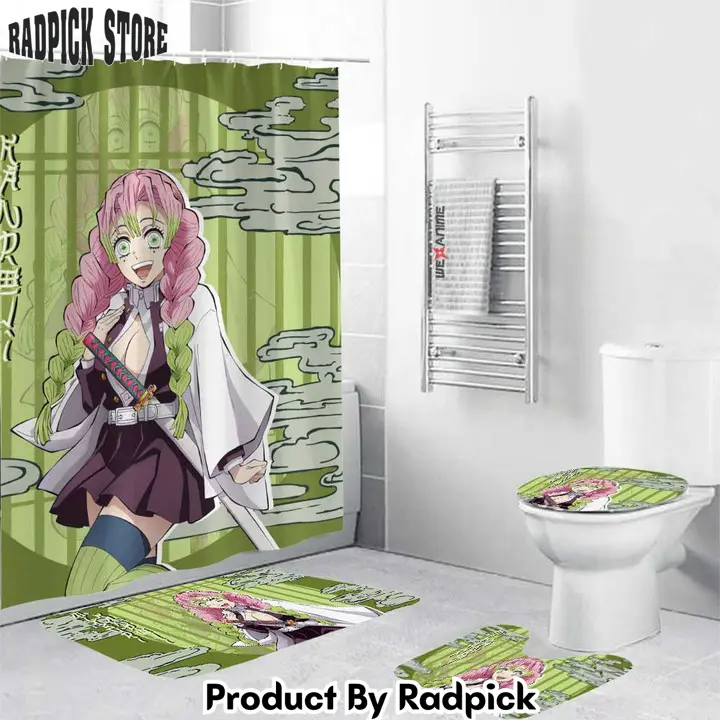 Mitsuri kanroji combo bathroom set anime decor idea   rp0203547